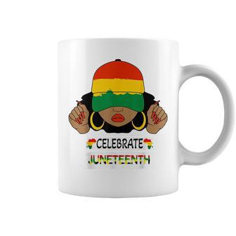 Celebrate Junenth Freeish Since 1865 Black Women White 1865 Funny Gifts Coffee Mug | Mazezy