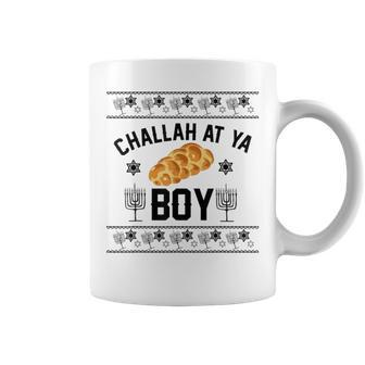 Challah At Ya Boy Ugly Christmas Sweaters Coffee Mug - Monsterry DE