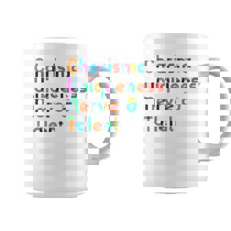 Charisma Uniqueness Nerve & Talent Drag Queen Coffee Mug | Mazezy