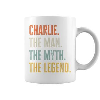 Charlie The Best Man Myth Legend Funny Best Name Charlie Coffee Mug | Mazezy