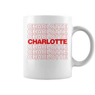 Charlotte Thank You Bag Retro Style Nostalgic Pride Coffee Mug | Mazezy