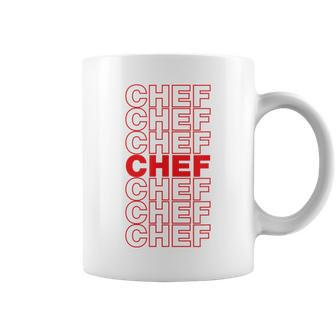 Chef Thank You Bag Design Funny Cute Chef Funny Gifts Coffee Mug | Mazezy