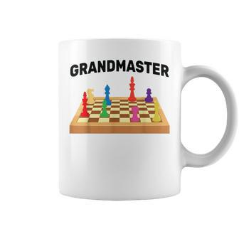 Chess Grandmaster Queen King Pawn Rook Bishop Coffee Mug | Mazezy