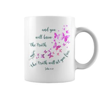 Christian Bible Verse Butterfly For And Girls Coffee Mug | Mazezy AU
