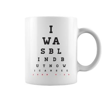 Christian Optometrist I Was Blind But Now I Can See Coffee Mug | Mazezy