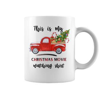 This Is My Christmas Movie Watching Red Truck Coffee Mug | Mazezy