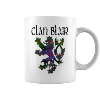 Clan Blair Tartan Scottish Family Name Scotland Pride Pride Month Funny Designs Funny Gifts Coffee Mug | Mazezy