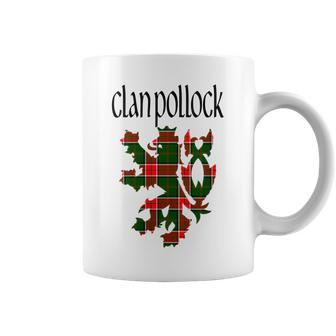 Clan Pollock Tartan Scottish Family Name Scotland Pride Gift For Womens Coffee Mug | Mazezy