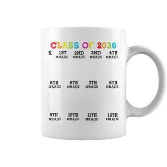 Class Of 2036 Handprint Grow With Me Kindergarten Kindergarten Gifts Coffee Mug | Mazezy