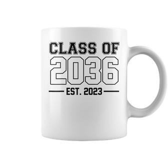 Class Of 2036 Est 2023 Grow With Me Handprints K To 12 Kids Coffee Mug - Seseable