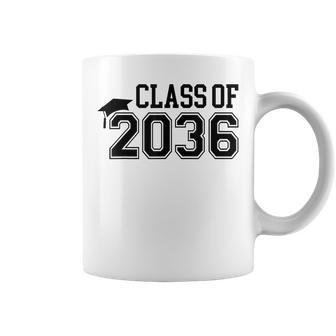 Class Of 2036 First Day Of School Grow With Me Graduation Coffee Mug - Seseable