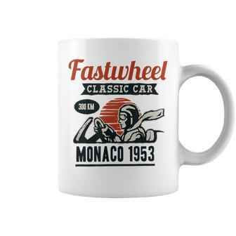 Classic Car Monaco 1953 Sport Apparel Vintage Coffee Mug | Mazezy
