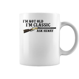 Classic Henry Lever Action Rifle - For Gun Enthusiasts Coffee Mug | Mazezy