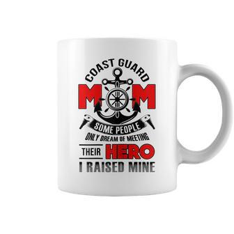 Coast Guard Mom American Hero Ship Anchor Inspired Gift Gift For Womens Coffee Mug