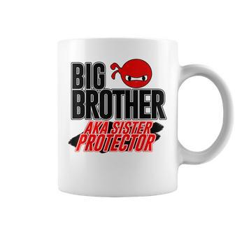 Cool Big Brother Aka Sister Protector Coffee Mug | Mazezy