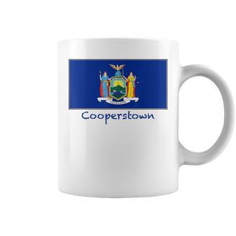 Cooperstown New York Usa Flag Souvenir Coffee Mug | Mazezy