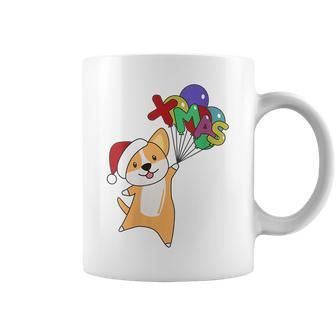 Corgi Christmas Christmas Animals Fairy Lights With Corgis Coffee Mug | Mazezy