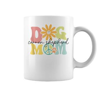 Corman Shepherd Groovy Dog Mom Pet Lover Coffee Mug | Mazezy