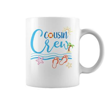 Cousin Crew Matching Family Trip 2023 Beach Vacation Cruise Coffee Mug - Seseable