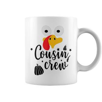 Cousin Crew Thanksgiving Family Matching Turkey Day Fall Coffee Mug - Seseable