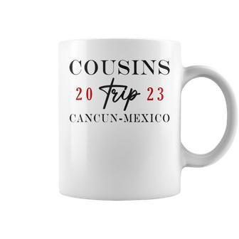 Cousins Trip Cancun Mexico 2023 Summer Vacation Coffee Mug - Seseable