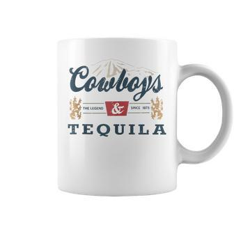 Cowboys And Tequila Outfit For Women Rodeo Western Country Tequila Funny Gifts Coffee Mug | Mazezy DE