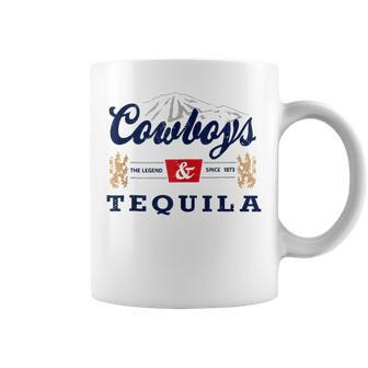 Cowboys And Tequila Outfit For Women Rodeo Western Country Tequila Funny Gifts Coffee Mug | Mazezy UK
