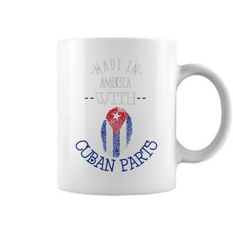 Cuban Flag T For Men - Made In America WCuban Parts Coffee Mug | Mazezy