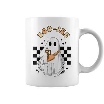 Cute Boujee Boo-Jee Stanley Tumbler Inspired Ghost Halloween Coffee Mug - Seseable