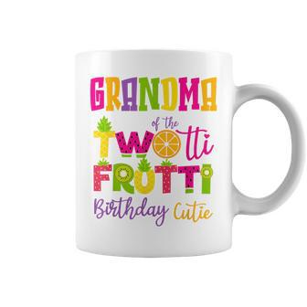 Cute Grandma Twotii Frutti Birthday Family 2Nd Birthday Girl Coffee Mug - Seseable