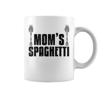 Cute Mom's Spaghetti Food Lover Italian Chefs Coffee Mug | Mazezy
