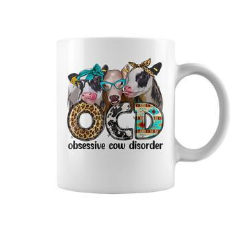 Cute Ocd Obsessive Cow Disorder 3 Cute Heifer Cow Coffee Mug - Monsterry