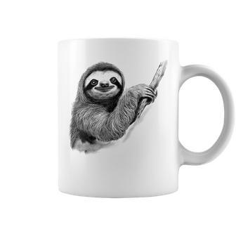 Cute Sloth Slotherine Costume Graphic Fighting Coffee Mug | Mazezy