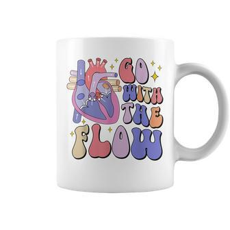 Cvicu Cardiac Nurse Anatomy Cardiology Human Heart Flow Coffee Mug - Monsterry DE