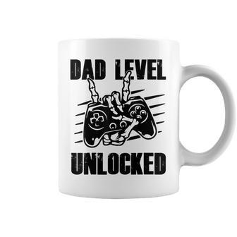 Dad Level Unlocked Funny New Dad Soon To Be Father Gift Coffee Mug | Mazezy