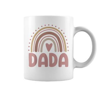 Dada Of Little Miss Onederful First Birthday Boho Rainbow Funny Birthday Gifts Coffee Mug | Mazezy