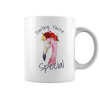 Darling Youre Special - Flamingo Summer Vibes Beauty Unique Coffee Mug | Mazezy