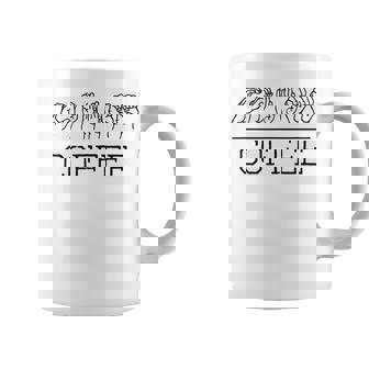 Deaf Pride Trendy Coffee Love Asl Sign Language Gift Coffee Mug | Mazezy