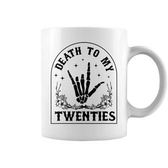 Death To My Twenties 30Th Birthday 30 Yrs Peace Out Twenties 30Th Birthday Funny Gifts Coffee Mug | Mazezy