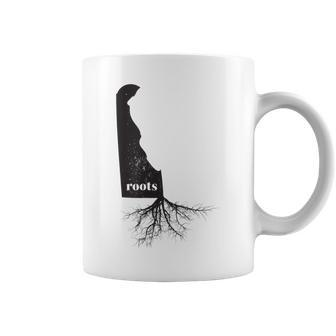 Delaware Roots State Map Home Love Pride Gift Coffee Mug | Mazezy