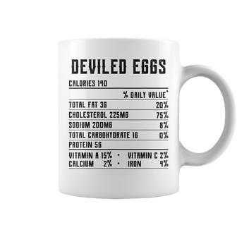 Deviled Eggs Nutrition Facts Thanksgiving 2020 Stuffed Eggs Coffee Mug | Mazezy