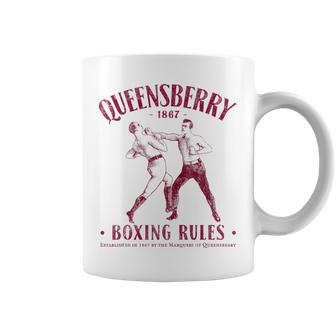 Distressed Vintage Boxing Queensbury Boxing Rules Coffee Mug | Mazezy