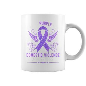 Domestic Violence Awareness Stronger Than Silence Coffee Mug