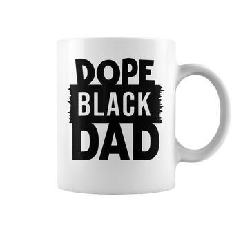 Dope Black Dad African American Fathers Day Coffee Mug | Mazezy CA