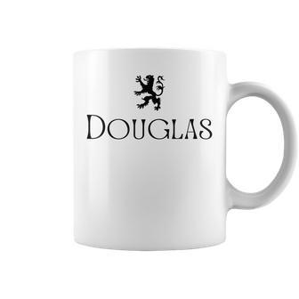 Douglas Clan Scottish Family Name Scotland Heraldry Coffee Mug | Mazezy