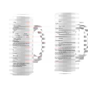 Dungeons And Rpg Dragons Dad Stat Fathers Day Coffee Mug | Mazezy