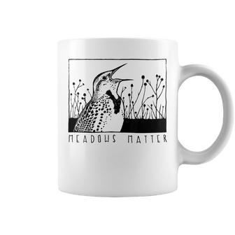 Eastern Meadowlark Nature Wildlife Songbird Bird Retro Coffee Mug | Mazezy