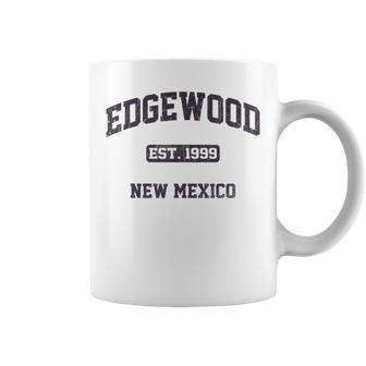 Edgewood New Mexico NM Vintage State Athletic Style Coffee Mug | Mazezy