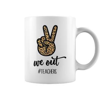 End Of School Year Hello Summer Bruh We Out Teachers Leopard Coffee Mug | Mazezy