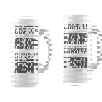 Entrepreneur - Forget The Mistake Remember The Lesson Coffee Mug | Mazezy
